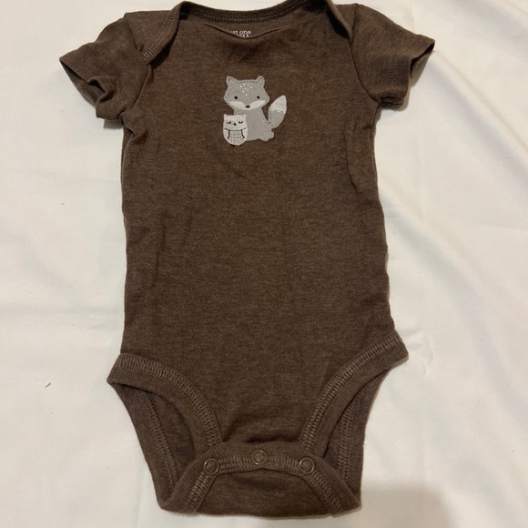 Carter’s Just One You Baby Boy Fox Matching Set - Picture 3 of 5